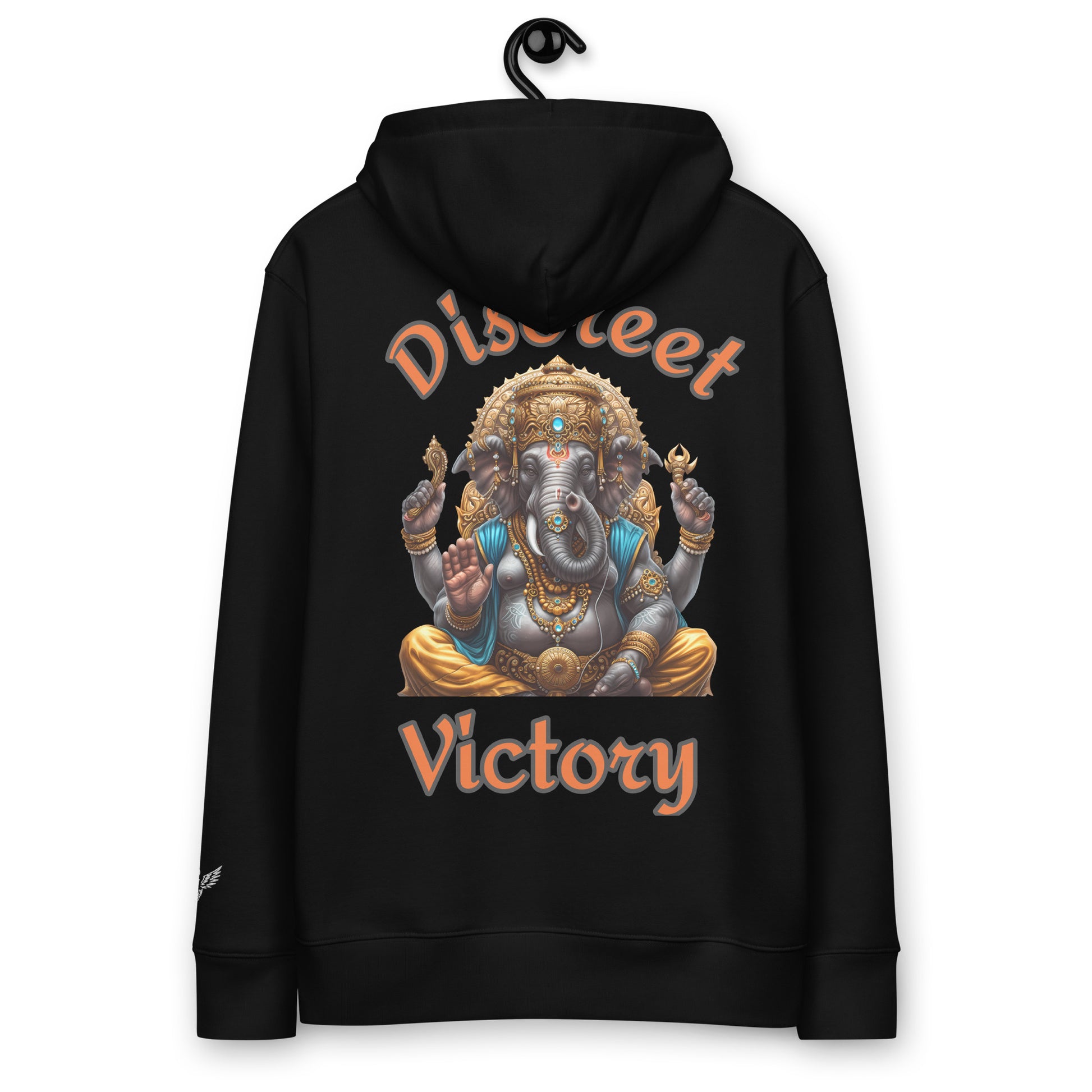 Ganesha God of Wisdom - 100% Organic Cotton Hoodie