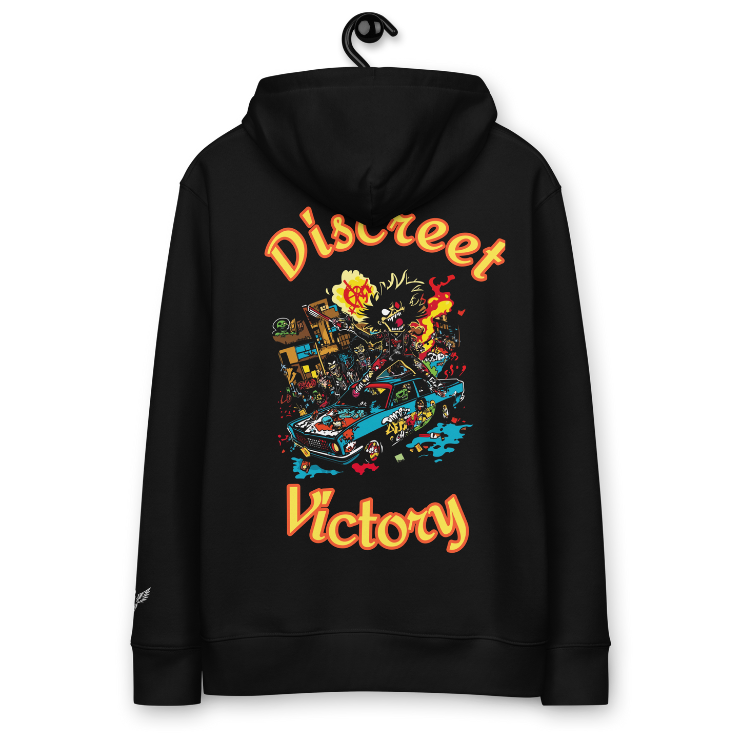 Vampire Punk Riot - 100% Organic Cotton Hoodie - Discreet Victory