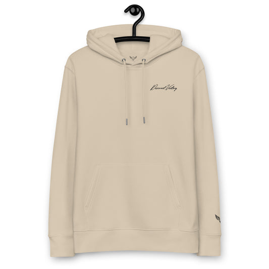 Discreet Victory - Classic Line - 100% Organic Cotton Embroidered Hoodie