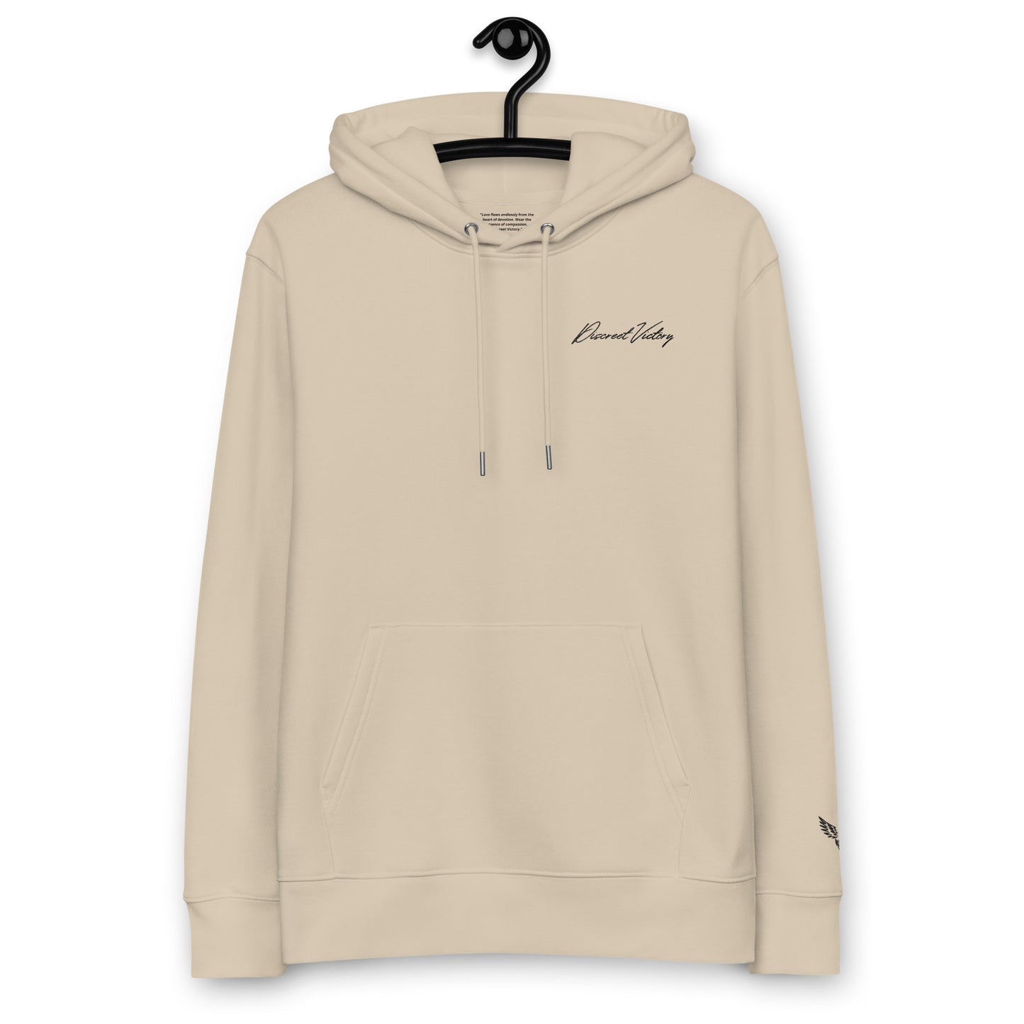 Radha The Goddess - 100% Organic Cotton Hoodie - Discreet Victory