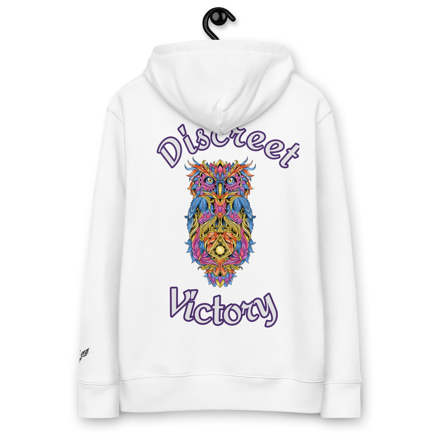 All Seeing Owl - 100% Organic Cotton Hoodie - Discreet Victory