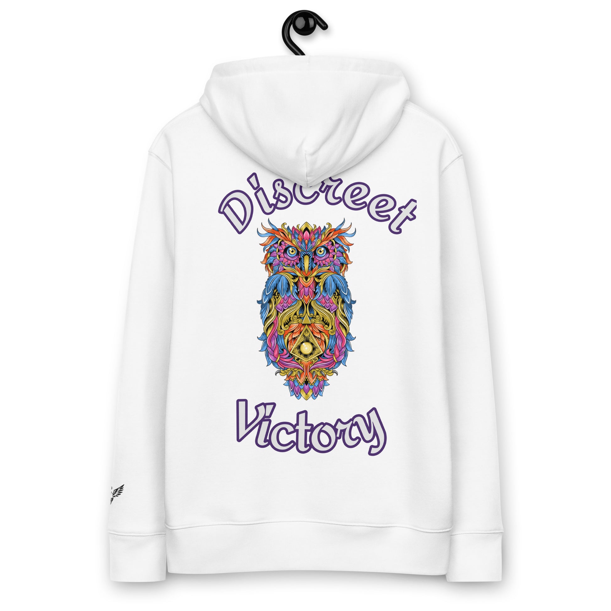 All Seeing Owl - 100% Organic Cotton Hoodie - Discreet Victory