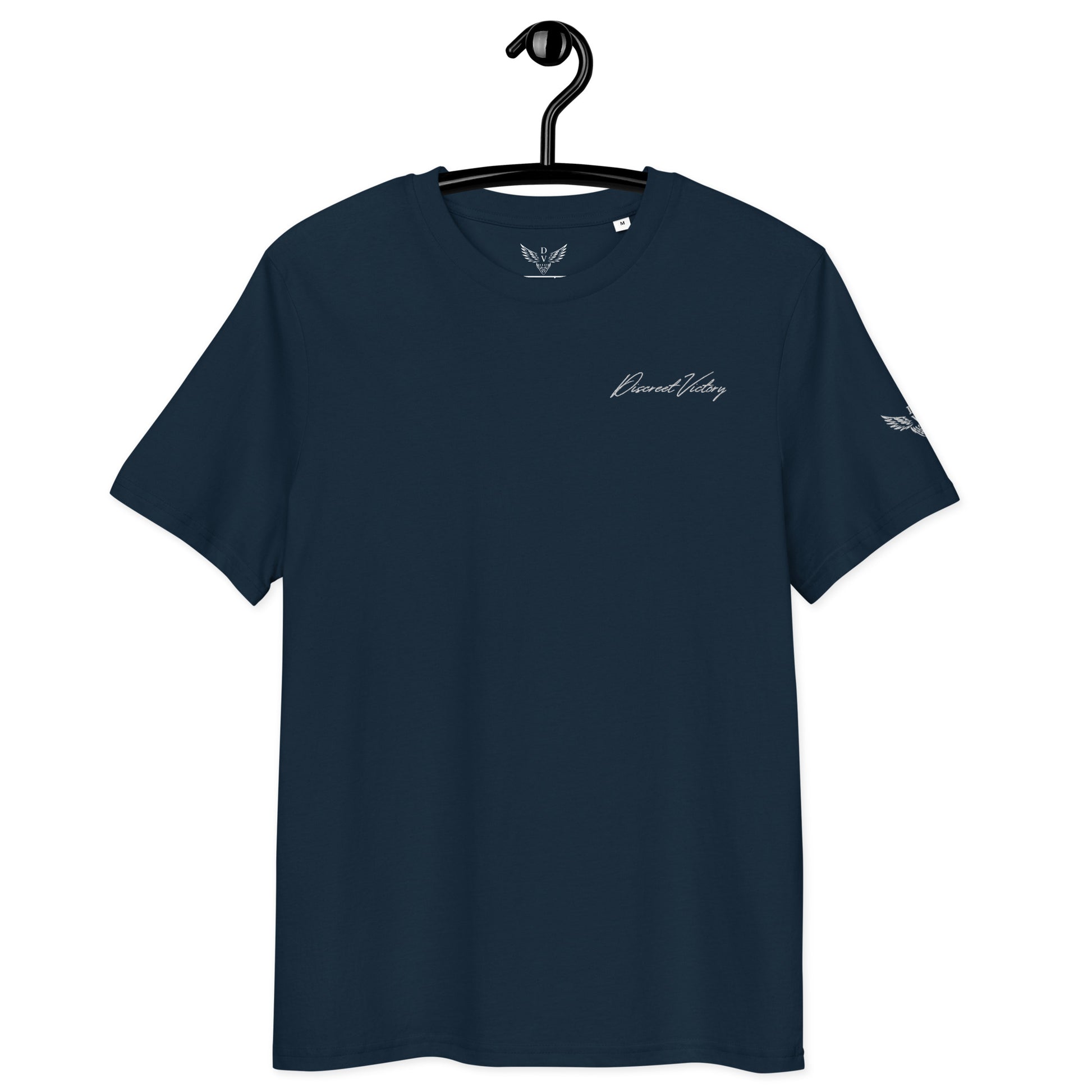 Discreet Victory - Classic Line - 100% Organic Cotton Embroidered T-shirt - Discreet Victory